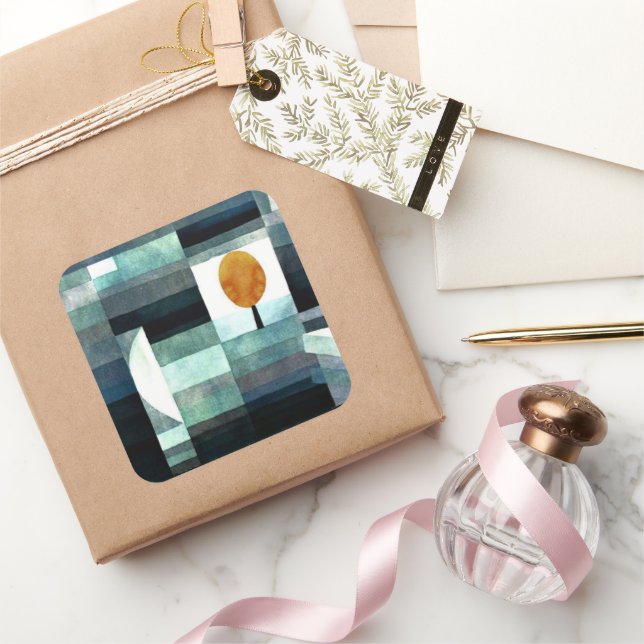 Adesivo Quadrado Klee - O Mensageiro do outono (Presentear)