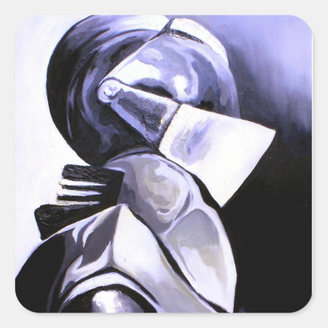 Adesivo Quadrado Knight Sticker (Frente)