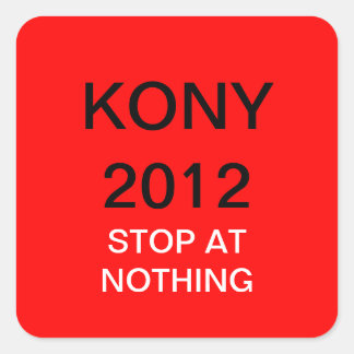 ADESIVO QUADRADO KONY 2012