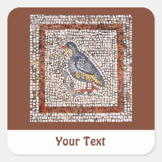 Adesivo Quadrado Kos Bird Mosaic Sheets de Stickers