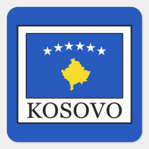 Adesivo Quadrado Kosovo