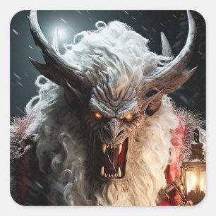 Adesivo Quadrado Krampus