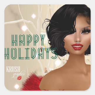 Adesivo Quadrado Krush Graphix por Ahsek Novel Sticker 58