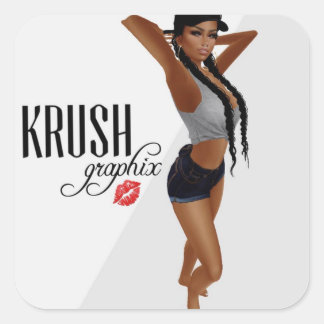 Adesivo Quadrado Krush Graphix por Ahsek Novel Stickers 20