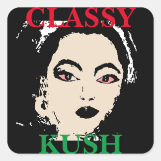 ADESIVO QUADRADO KUSH CLASSE