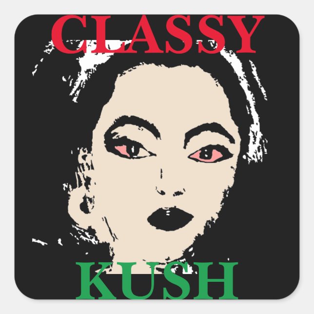ADESIVO QUADRADO KUSH CLASSE (Frente)