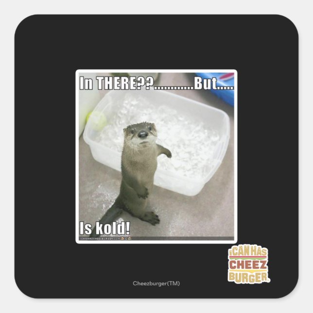 Adesivo Quadrado Lá dentro? É o Kold! (Frente)