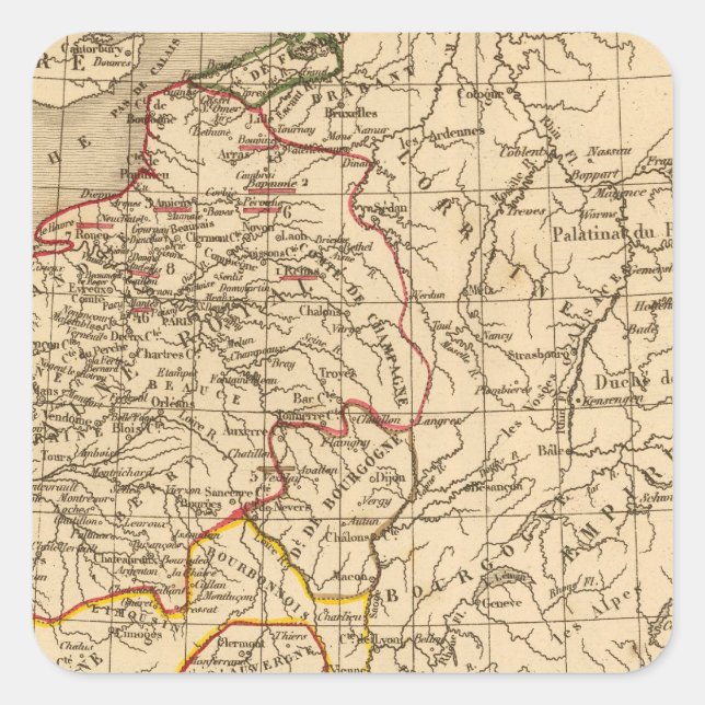 Adesivo Quadrado La France 1180 a 1223 (Frente)