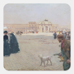 Adesivo Quadrado La Lugar du Carrossel, Paris