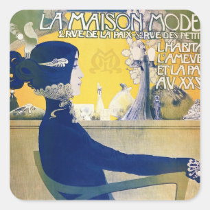 Adesivo Quadrado La Maison moderno, c.1902