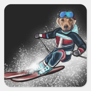 ADESIVO QUADRADO LABRADOR RETRIEVER 