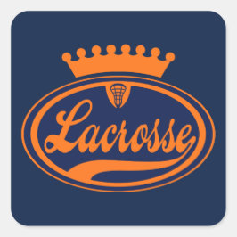 Adesivo Quadrado Lacrosse Crown