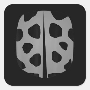 Adesivo Quadrado Lady Bug Costume Wings Halloween Fácil Preguiçoso