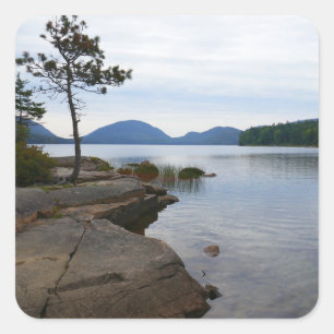 Adesivo Quadrado Lago Eagle no Parque Nacional de Acadia