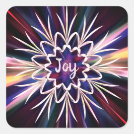 Adesivo Quadrado Lâmpada de luz!