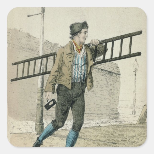 Adesivo Quadrado Lâmpada Mais Clara (Frente)