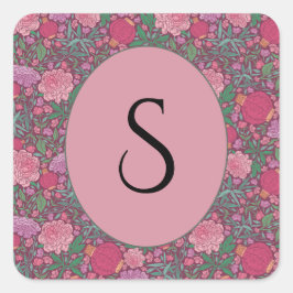 Adesivo Quadrado Lâmpadas de Papel Japonesas do Dia das Mães do Jar