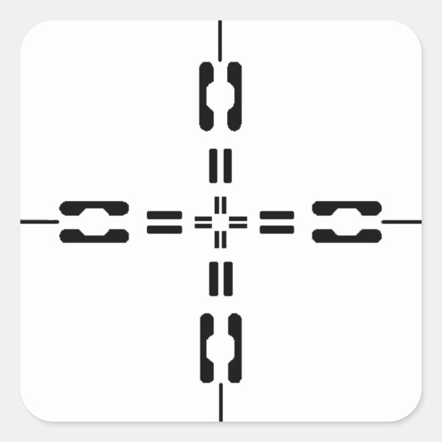 Adesivo Quadrado Land Survey Sticker (Frente)
