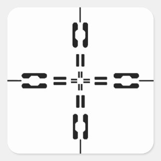 Adesivo Quadrado Land Survey Sticker