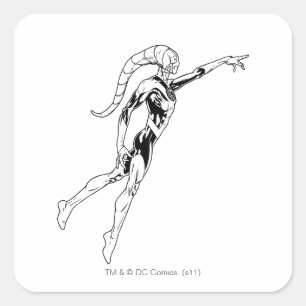 Adesivo Quadrado Lanterna Azul 11