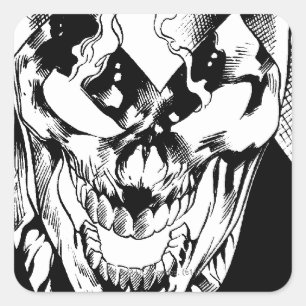 Adesivo Quadrado Lanterna preta