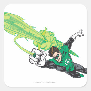 Adesivo Quadrado Lanterna verde nova 5