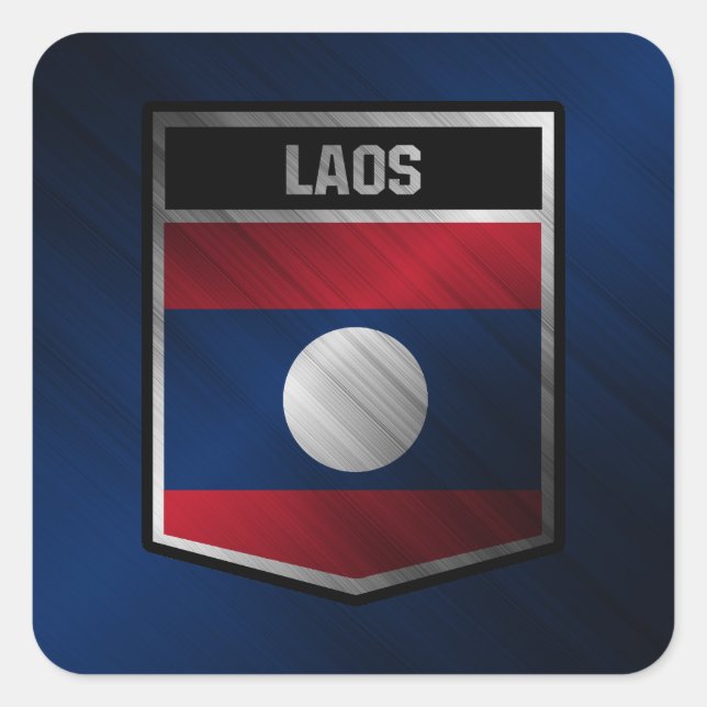 Adesivo Quadrado Laos (Frente)