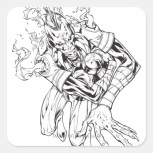 Adesivo Quadrado Larfleeze - Agent Orange 9