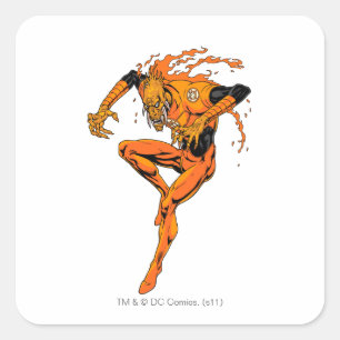 Adesivo Quadrado Larfleeze - Agente Laranja 1