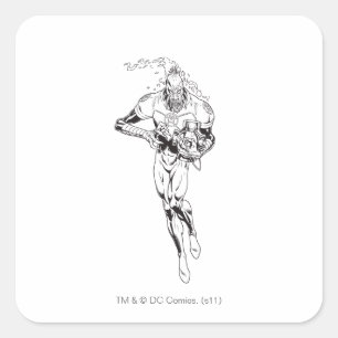 Adesivo Quadrado Larfleeze - Agente Laranja 6