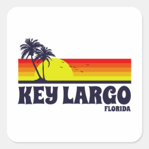 Adesivo Quadrado Largo chave Florida
