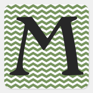 Adesivo Quadrado Las Palmas Green Wave Chevron
