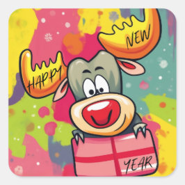 Adesivo Quadrado Latte Mug