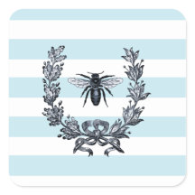 Laurel Wreath e Napoleônico Contorno de Abelhas