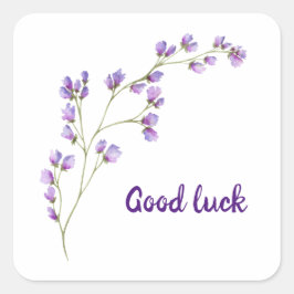 Adesivo Quadrado Lave delicada Mínima da Proveniência de Aquarela C