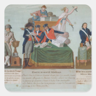 Adesivo Quadrado Lavoisier, Comite de Surete Generale