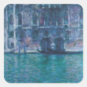 Adesivo Quadrado Le palais da Mula Claude Monet