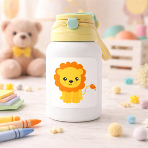 Adesivo Quadrado Leão Safari Tendente