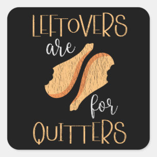 Adesivo Quadrado Leftover For Quitters Family Matching Thanksgiving