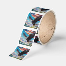 Adesivo Quadrado Legado Semiquincentenário da Liberdade dos Estados