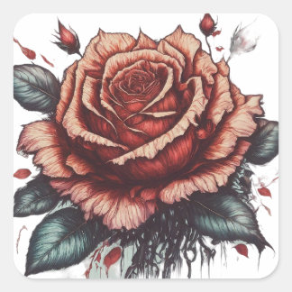 Adesivo Quadrado Legância da Natureza