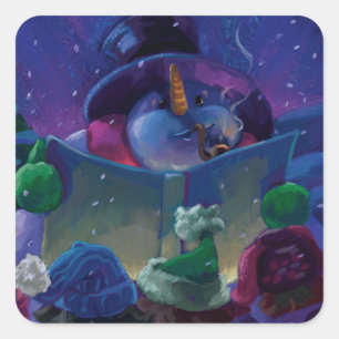 Adesivo Quadrado Leitura do intervalo