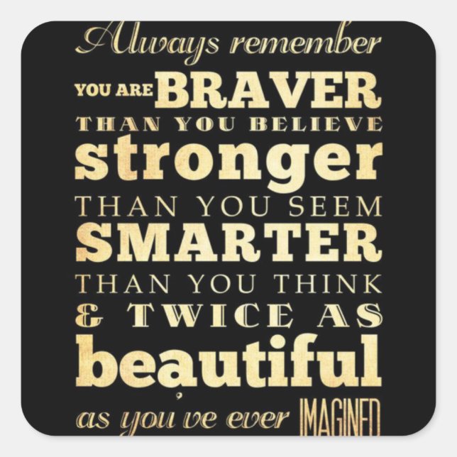 Adesivo Quadrado Lembre-se das Irmãs.... (Frente)