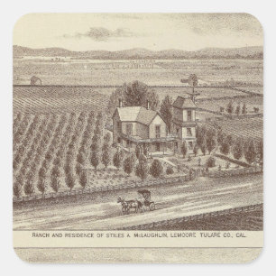 Adesivo Quadrado Lemoore, ranchos de Armona