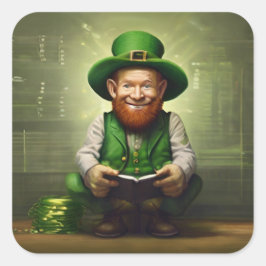Adesivo Quadrado Leprechaun Digital Replechaun
