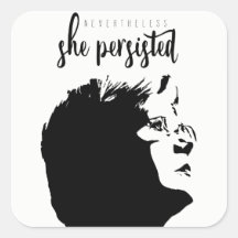 #LetLizSpeak "Mesmo Assim Ela Persiste" Stickers