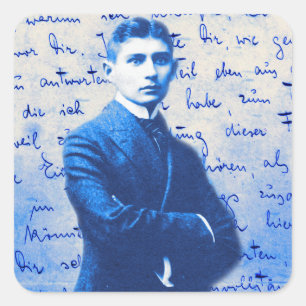Adesivo Quadrado Letra de Kafka