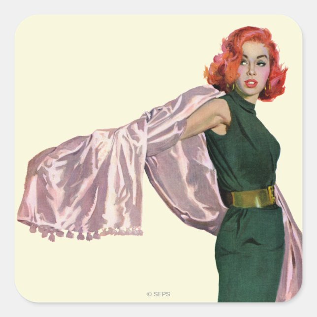 Adesivo Quadrado Leve-me a Hollywood (Frente)