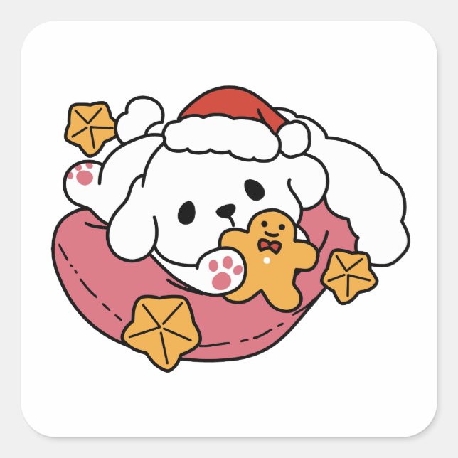 Adesivo Quadrado Leve o Natal para o Natal (Frente)