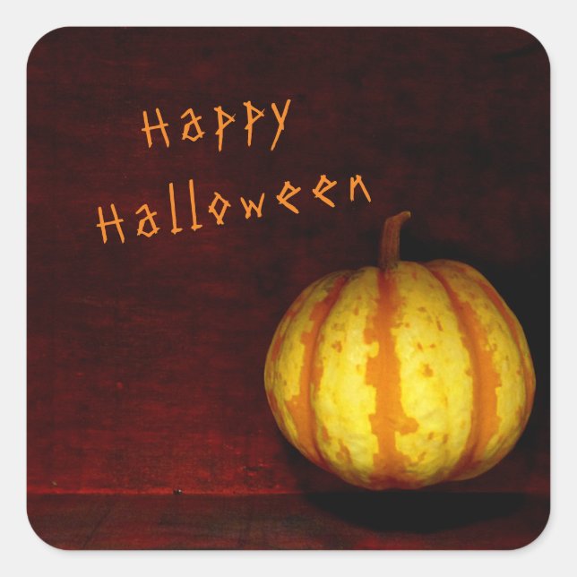 Adesivo Quadrado Levitate Pumpkin - Vida Estática (Frente)
